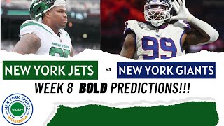 5 BOLD PREDICTIONS (Plus Final Score) For Jets vs Giants!