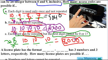 FCP, Permutations, and Combinations