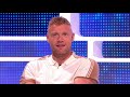 Jack whitehall does an impression of freddie flintoff