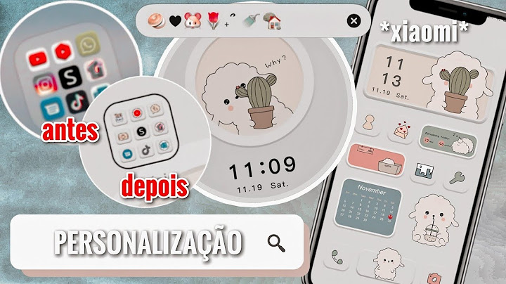 COMPREI UM TEMA E PERSONALIZEI O MEU CELULAR ANDROID XIAOMI  ~PERSONALIZAÇÃO FOFA~ 📲