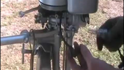 How to test for spark in an antique outboard motor