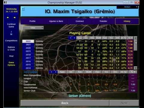 Championship Manager 00/01 e 01/02 - Histórias do Futebol