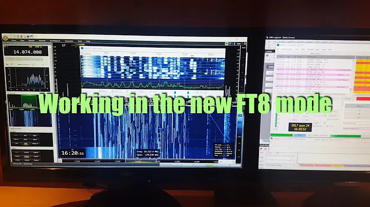 Working in the new FT8 mode