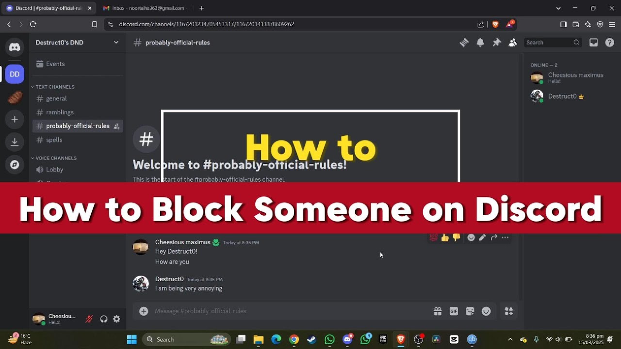 How To Block Someone On Discord (Full Guide) 2025