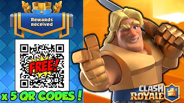 Hurry and Use ALL 5 New QR Codes for Tons of Free Rewards in Clash Royale!