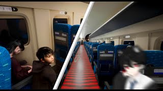 【Chilla's Art】我搭上了一台無限輪迴的列車 車上的乘客......好像怪怪的 | Shinkansen 0 新幹線 0号 |