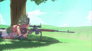 Nekomiya Hinata with SVD Dragunov (original sounds)