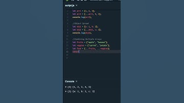 Spread & Rest in JS: Operators Unleashed! 🚀 #shorts #short