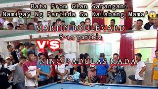 Batang Tirador Ng Glan Sarangani Namigay Ng Partida Sa Kalaban! Niño Padulas 🆚 Martin Boulevard 8-10