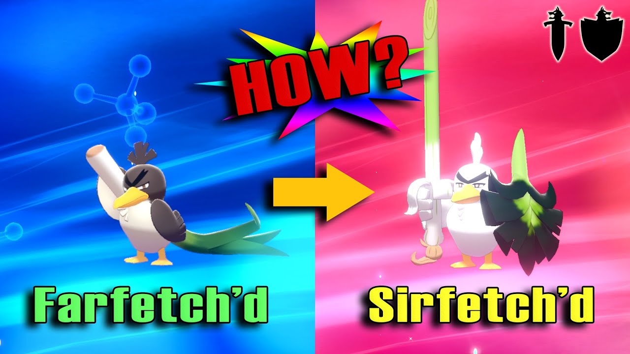 HOW TO EVOLVE Farfetch'd into Sirfetch'd - Easiest/Best Method (Pokemon  Sword and Shield) 