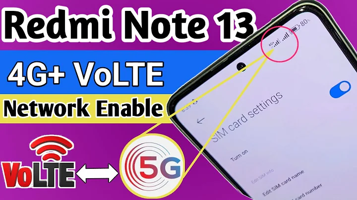 Redmi note 13 Volte Network Enable // Network settings redmi note 13