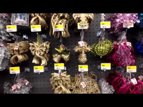 Looking at lovely Christmas  decorations  at Walmart  11 30 