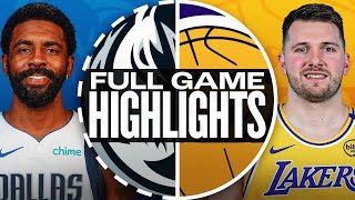 Thumbnail for MAVERICKS at LAKERS | FULL GAME HIGHLIGHTS | February 25, 2025