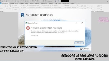Solutions to the "flexnet ALL REVIT license finder" problem, Resoudre le problème de licence revit