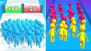 Count Master 3D Vs Join Clash 3D🐯🪲🐠🦜All New Levels || ANDROID:IOS || Gameplay