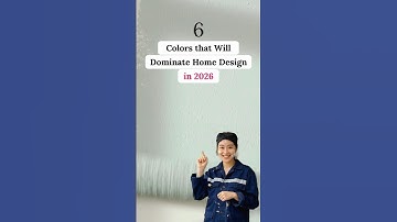 The COLORS that will SHAPE Home Design in 2026! #colors #trends #home