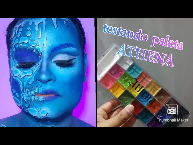 EPISODE 3 : painting my face . Using Athena face Paint 