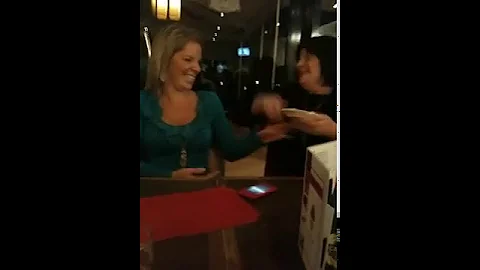 Julie Linden smells cake