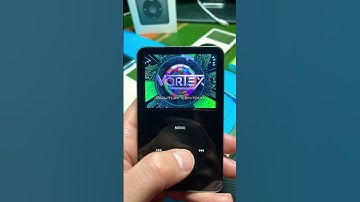 Playing VORTEX on Apple iPod video 5th gen 👽