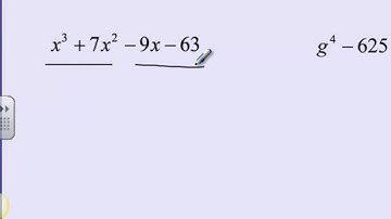 Algebra 2 - Factoring Polynomials