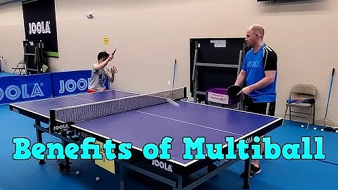 Table Tennis Drills - Benefits of Multiball Training