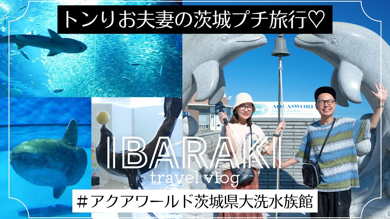 【トンりお夫妻の茨城プチ旅行】日本トップクラスの水族館で感動体験