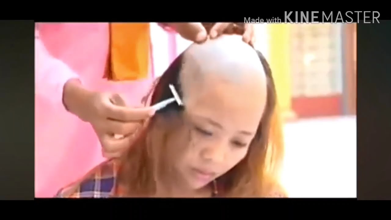 Myanmar nun shaving head 46