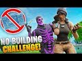We did the NO BUILDING challenge and got 20 kills...