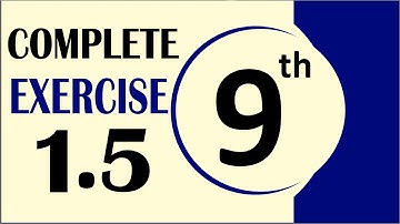 ch 1 maths class 9| ch 1 math class 9| ex 1.5 class 9| Exercise 1.5 - 9th Class Math| Sir Amir
