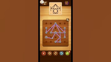 Line Puzzle String Art Ginkgo Level 32 Solution Walkthrough Gameplay