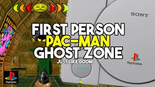 Pac-Man Ghost Zone in First Person #pacman #ps1 #xbox #ps4 #unseen #retrogaming #nintendo