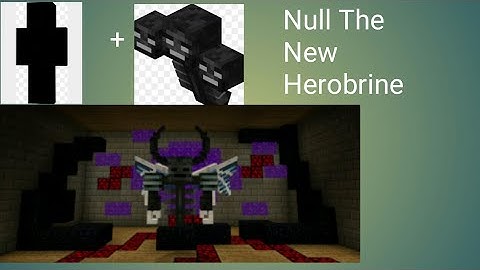 Mcpe null the new Herobrine reupload