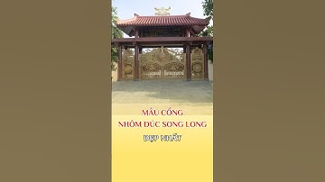 Mẫu Cổng Nhôm Đúc Song Long Đẹp Nhất 2024 #cổngnhômđúc #thinhhanh #congnhomduc #luxury
