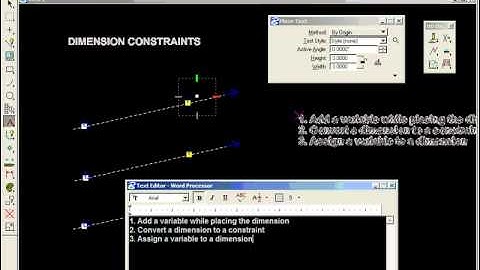 08 Dimensional Constraints - Part 1