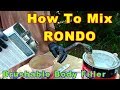 How to mix rondo a brushable body filler for fiberglass  pepakura  projects