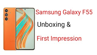 Samsung Galaxy F55 Unboxing & First Look ⚡ Vegan Leader ,4+5 Year Updates @24999*!?