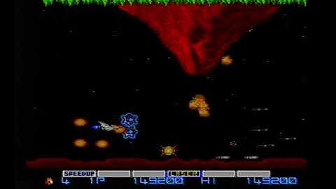 SCORE: Gradius (PC Engine) [1st loop - no miss] - 621600