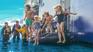 5 YR OLD DOES A FULL FAMILY POLAR PLUNGE IN THE ARCTIC OCEAN! by The Bucket List Family 357,784 views 10 months ago 32 minutes