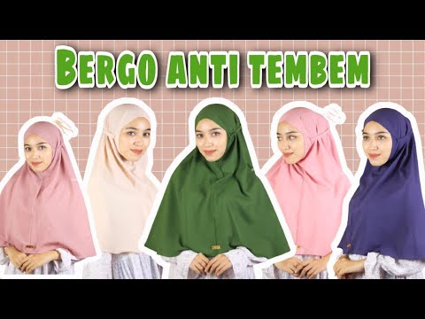 Tutorial & Variasi Hijab Instan Bergo Anti Tembem