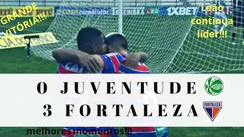 Melhores momentos Juventude 0 x 3 Fortaleza.