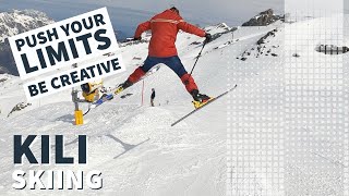 Push your limits! Ski creative  Kili Weibel