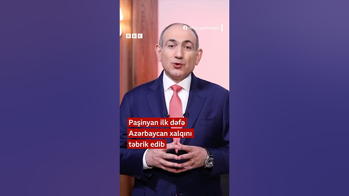 Paşinyan ilk dəfə Azərbaycan xalqını təbrik edib