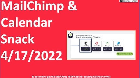 MailChimp RSVP Button 42022