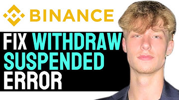 *UPDATED* How to Fix Binance “Withdraw Suspended” Error in 2024! (Full Guide)