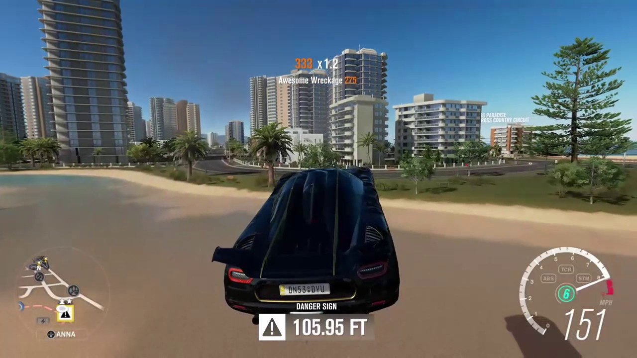 Forza Horizon 3: Surfers Paradise Beach Jump Challenge