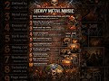 Ten Amazing Facts About Heavy Metal music