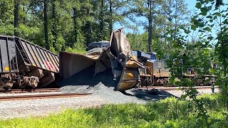 Folkston Derailment Part 2 I The Aftermath (Credit to Virtual Railfan)