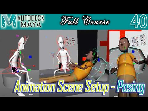 windows 10 pro Maya Tutorial 40 Character Animation Scene Setup and Posing with Keyframe