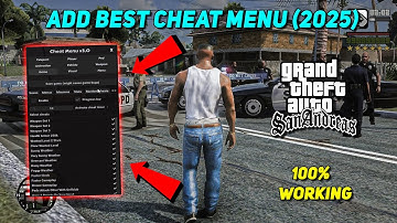 HOW TO ADD BEST CHEAT MENU (2025) IN GTA SAN ANDREAS