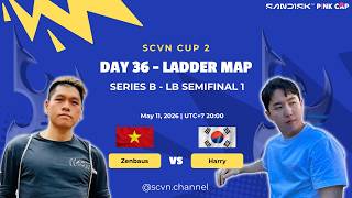 [Live] SCVN CUP 2 - DAY 36 | Zenbaus (P) vs Harry (P) | Công Chúa vs Sao Cũng Được | Play-off
